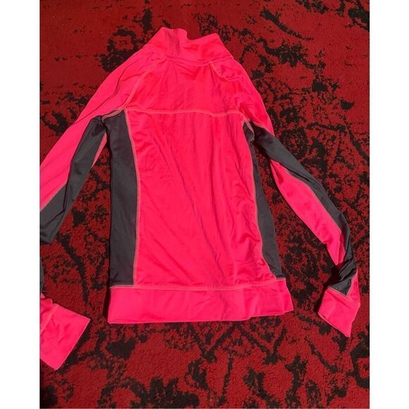Womens Victoria Secrets PINK Halp Zip Shirt SZ XS - Picture 9 of 16